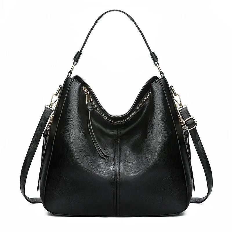 Shopper Taske med Lynlås | Rummeligt Design | Elegant & Alsidig
