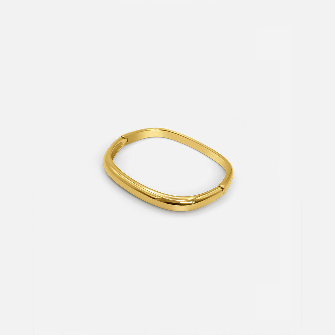 Armbånd med Firkantet Profil | Minimalistisk Design | Moderne Elegance