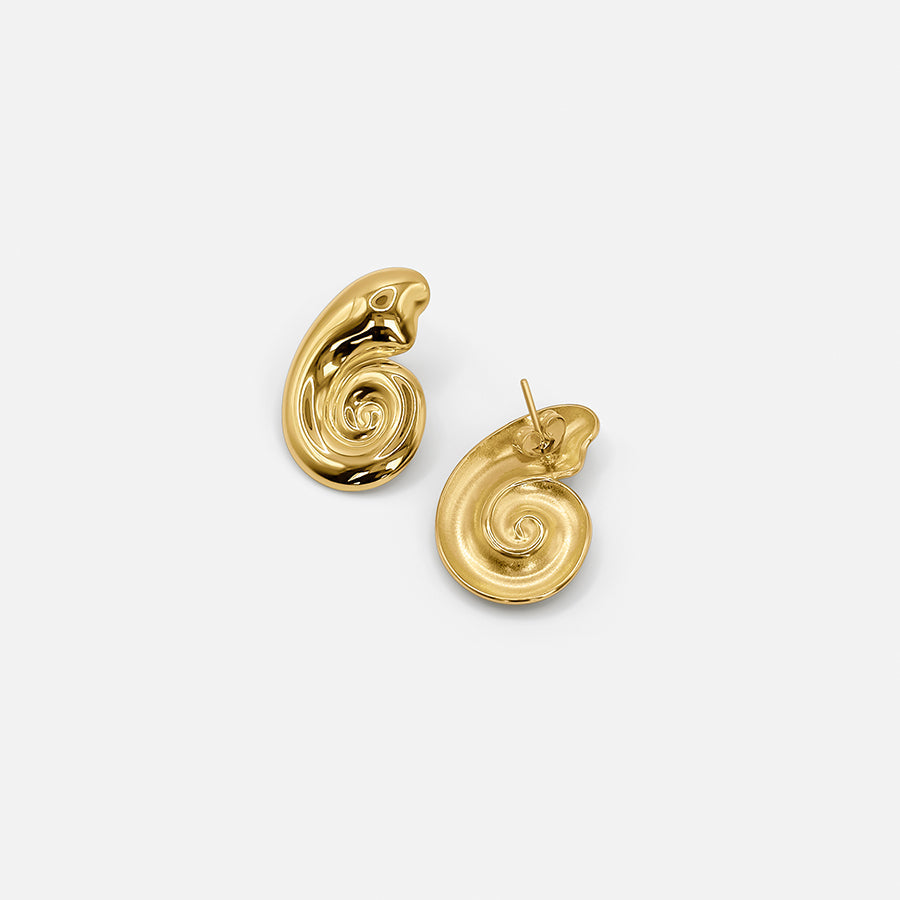 Øreringe med Spiralform | Skulpturelt Design | Kunstnerisk Statement