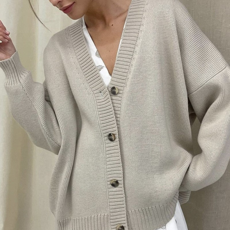 Oversized Cardigan | Blød Strik | Elegant Komfort