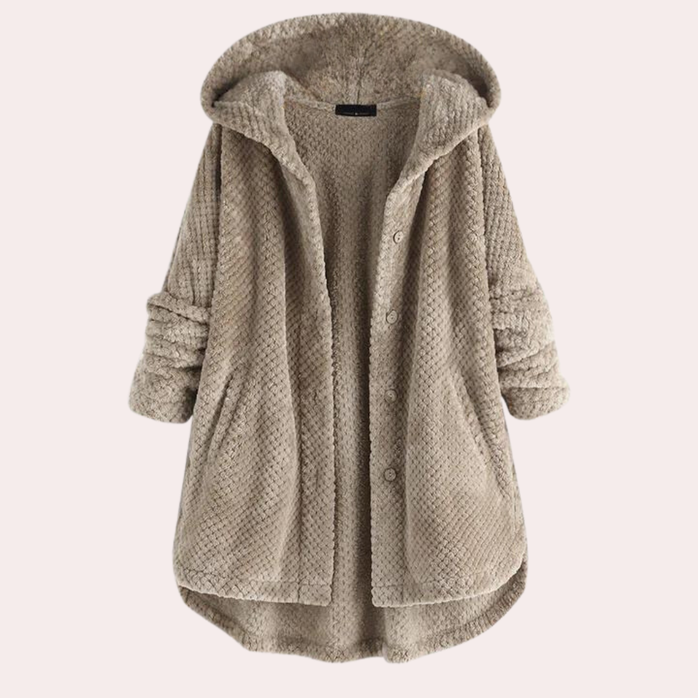 Moderne Sherpa Jakke | Chic Detaljer | Hyggelig & Trendy