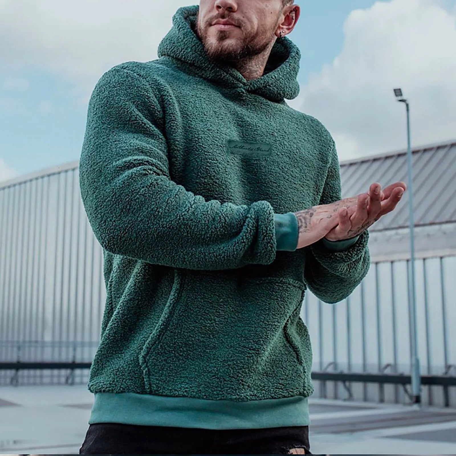 Hættetrøje med Premium Komfort | Polyester Fleece | Moderne & Varm