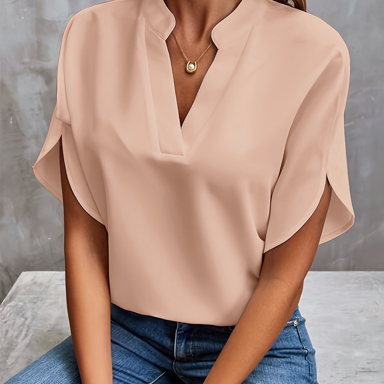 Elegant Bluse | Polyester | Smart & Ubesværet