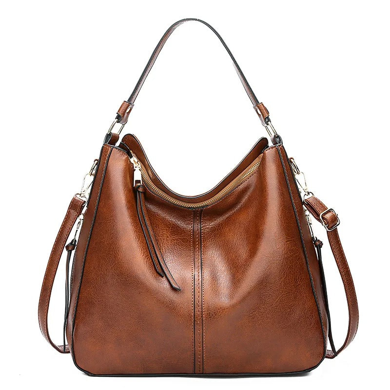 Shopper Taske med Lynlås | Rummeligt Design | Elegant & Alsidig