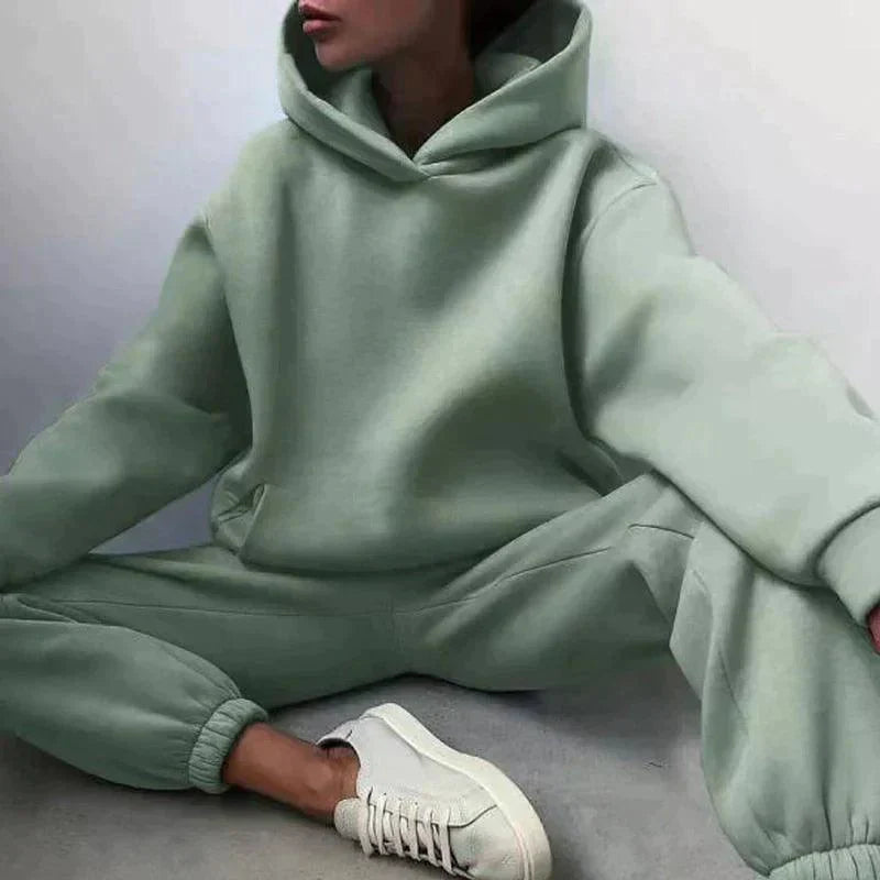 Oversized Hoodie Sæt | Bomuld | Komfortabel og Trendy