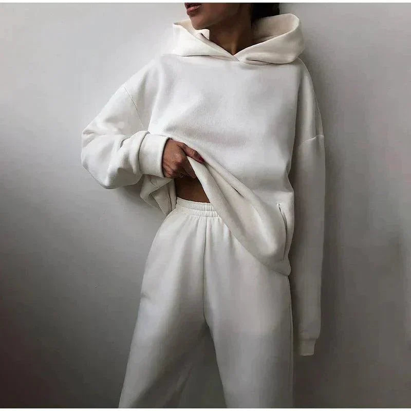 Oversized Hoodie Sæt | Bomuld | Komfortabel og Trendy