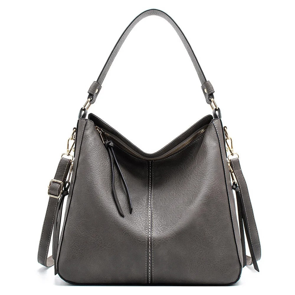 Shopper Taske med Lynlås | Rummeligt Design | Elegant & Alsidig