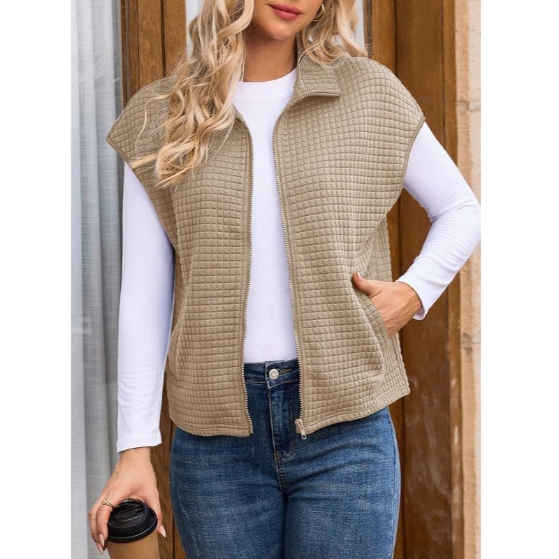 Afslappet Strik Vest | Akryl | Varm, Blød & Lagvenlig