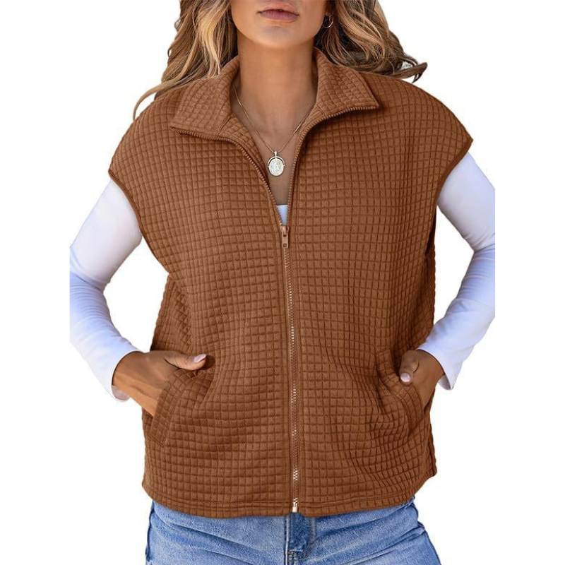 Afslappet Strik Vest | Akryl | Varm, Blød & Lagvenlig