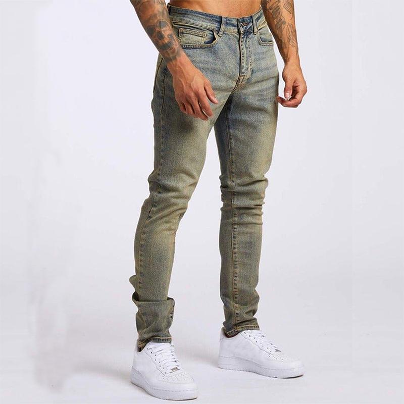 Slim Fit Jeans | Kontrast Syninger | Moderne og Komfortable