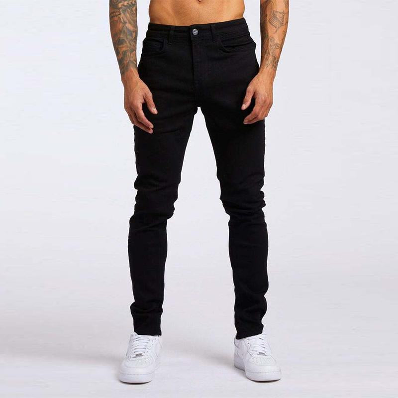 Slim Fit Jeans | Kontrast Syninger | Moderne og Komfortable