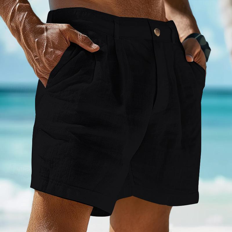 Linnedshorts til Herre | Afslappet Pasform | Let & Elegant