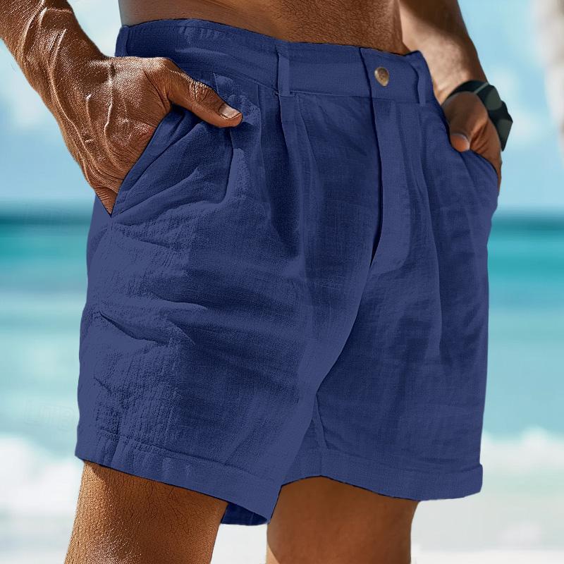 Linnedshorts til Herre | Afslappet Pasform | Let & Elegant