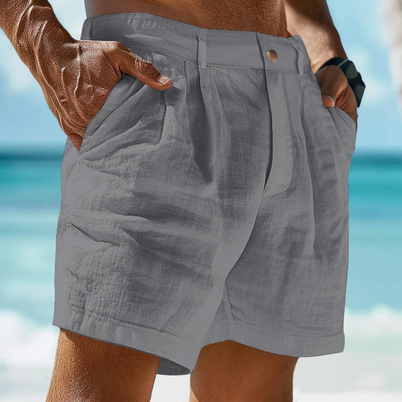 Linnedshorts til Herre | Afslappet Pasform | Let & Elegant