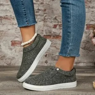 Afslappede Slip-On Sneakers | Tekstil & EVA | Let, Åndbar & Komfortabel