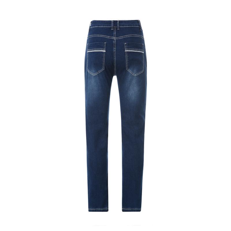 Slim Fit Jeans med Kontraststing | Komfort & Stil | Klassisk Design