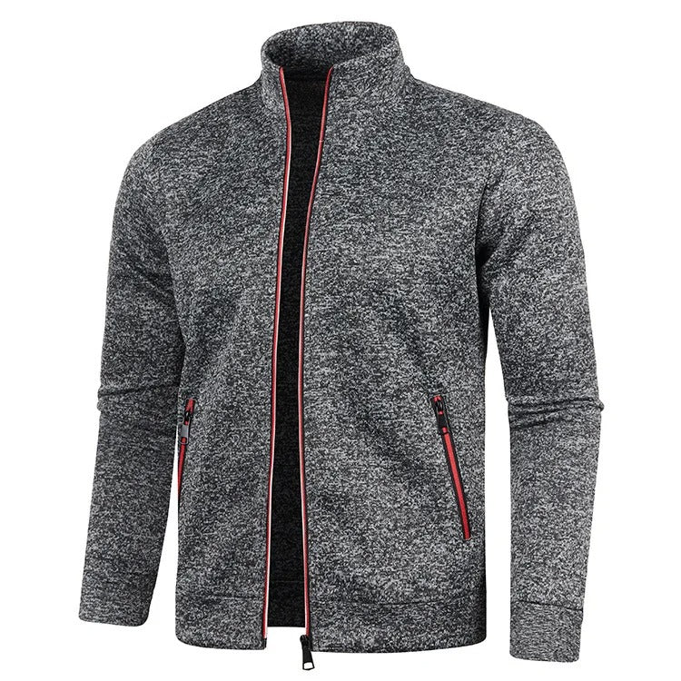 Letvægts Zip-Cardigan | Polyester | Komfortabel og Moderne